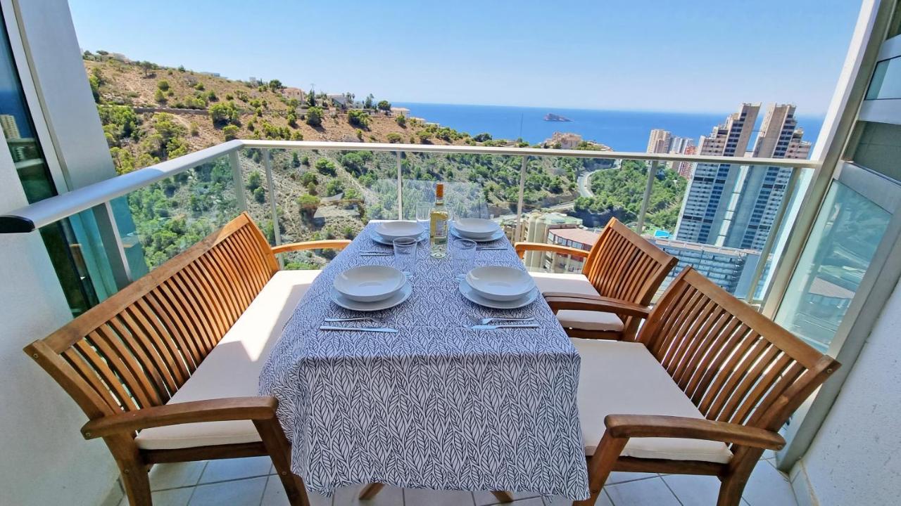 Apartamento Con Terrazas Privadas Y Vistas Increibles Appartement Benidorm Buitenkant foto